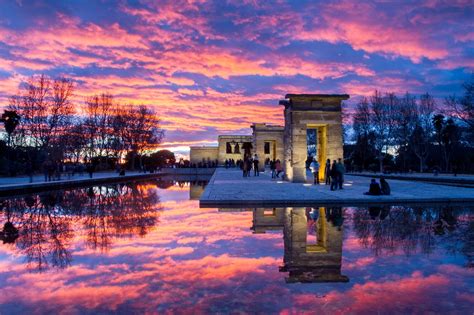 Atardecer en el Templo de Debod